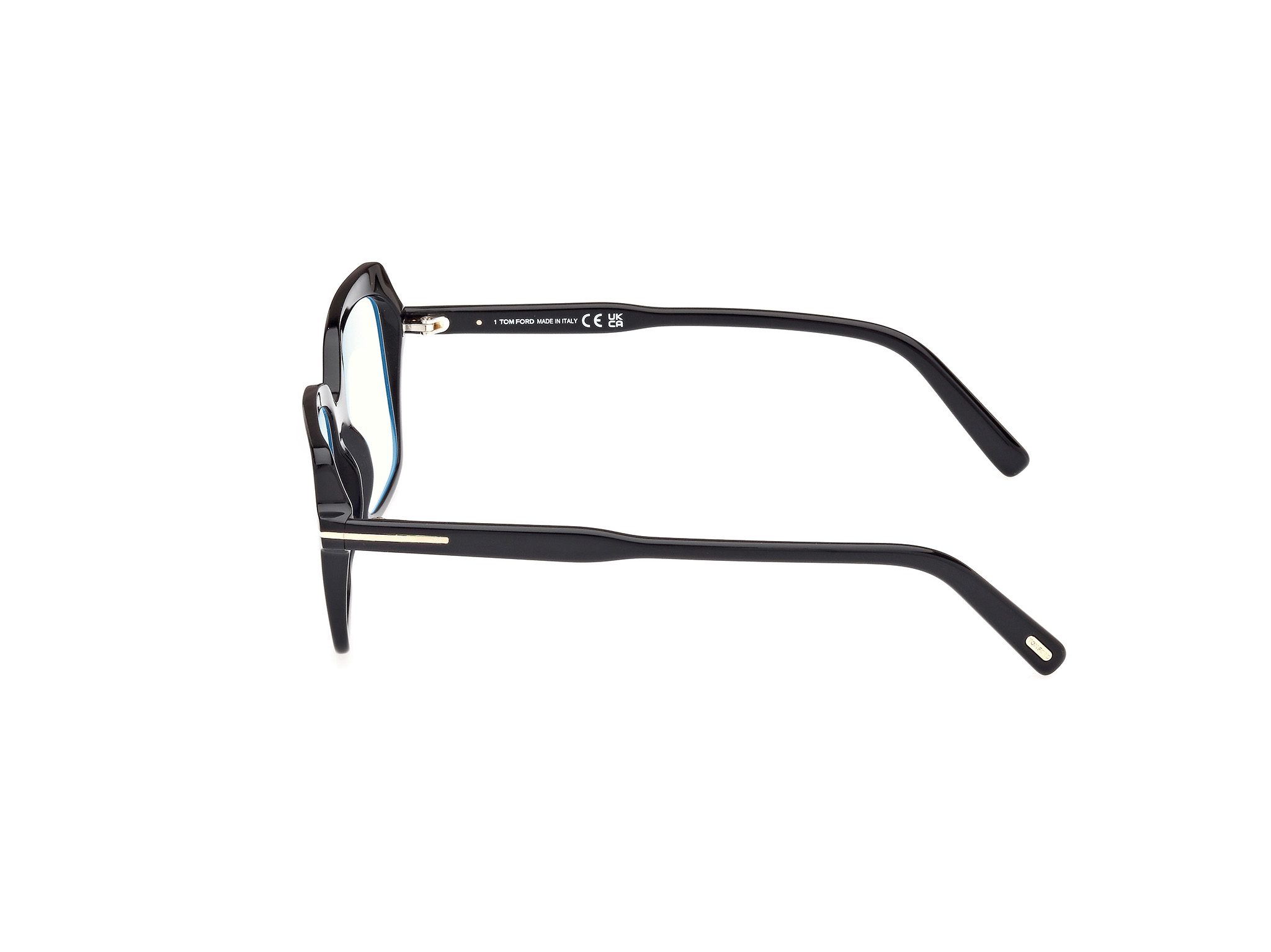 メガネ TOM FORD Tom Ford - FT5947-B_54001 - 001 (FT5947-B 001) Tom Ford FT 5947-B Blue Block 001 Shiny Black | Eyeglasses Woman